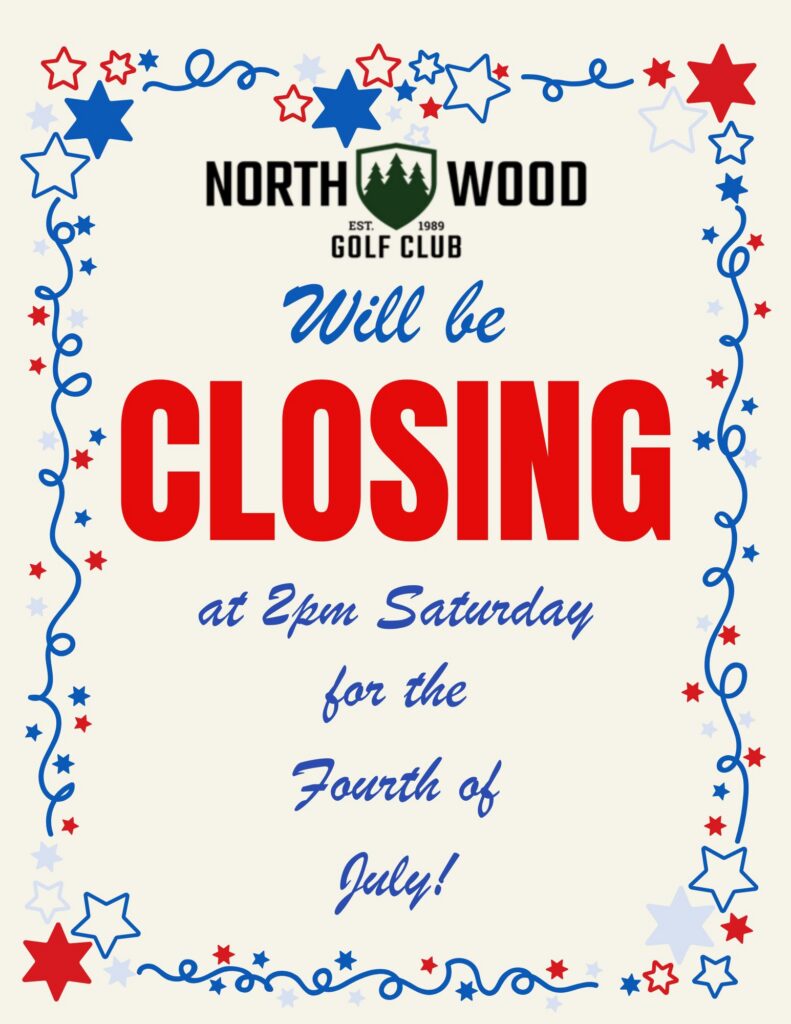 Fourth of July Closure Flyer